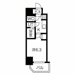 プレサンス扇町駅前の物件間取画像